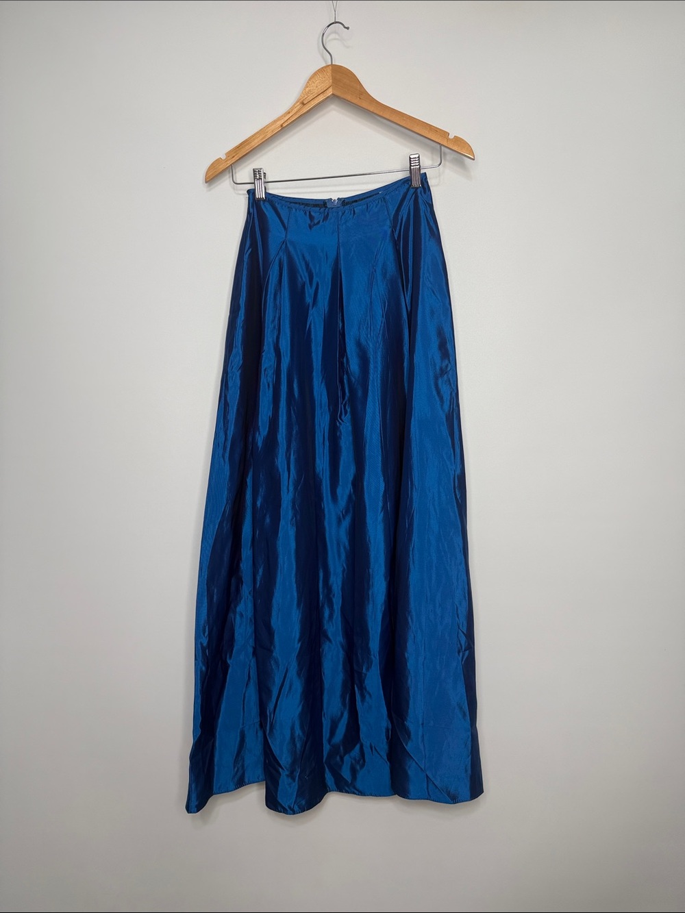 Royal Blue A-Line Maxi Skirt Size Small